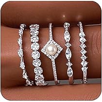 ディセクション・エンジェル　3枚 Amazon.com: Mnyixsi 3PCS 925 Sterling Silver Engagement